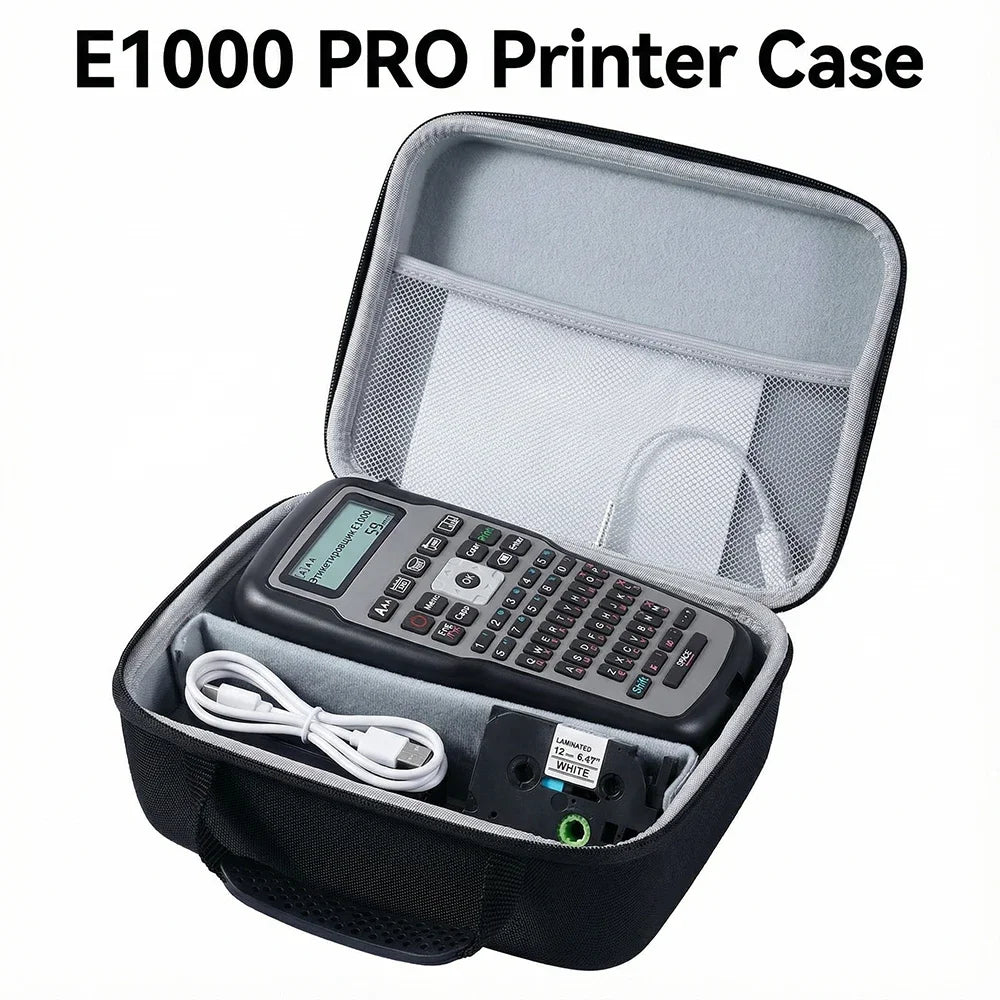 Label Maker Case Bag Compatible with E1000