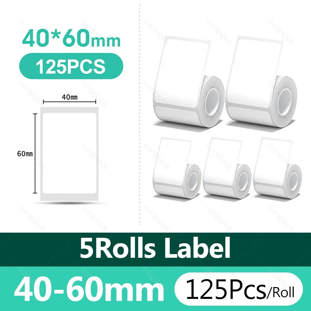 Mini Label Printer Price Tag Office Maker UV Print