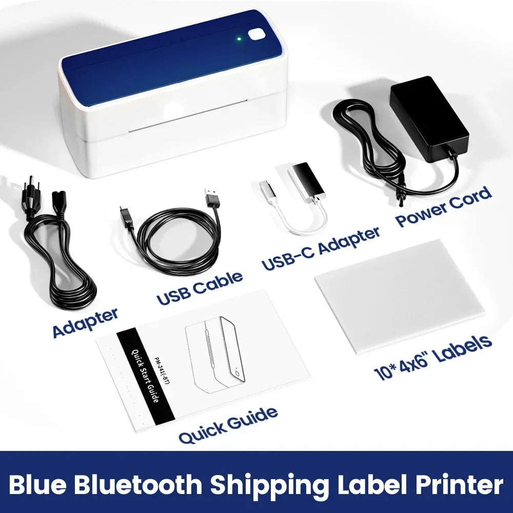 Printer Wireless Small Shipping Label Printer 4X6