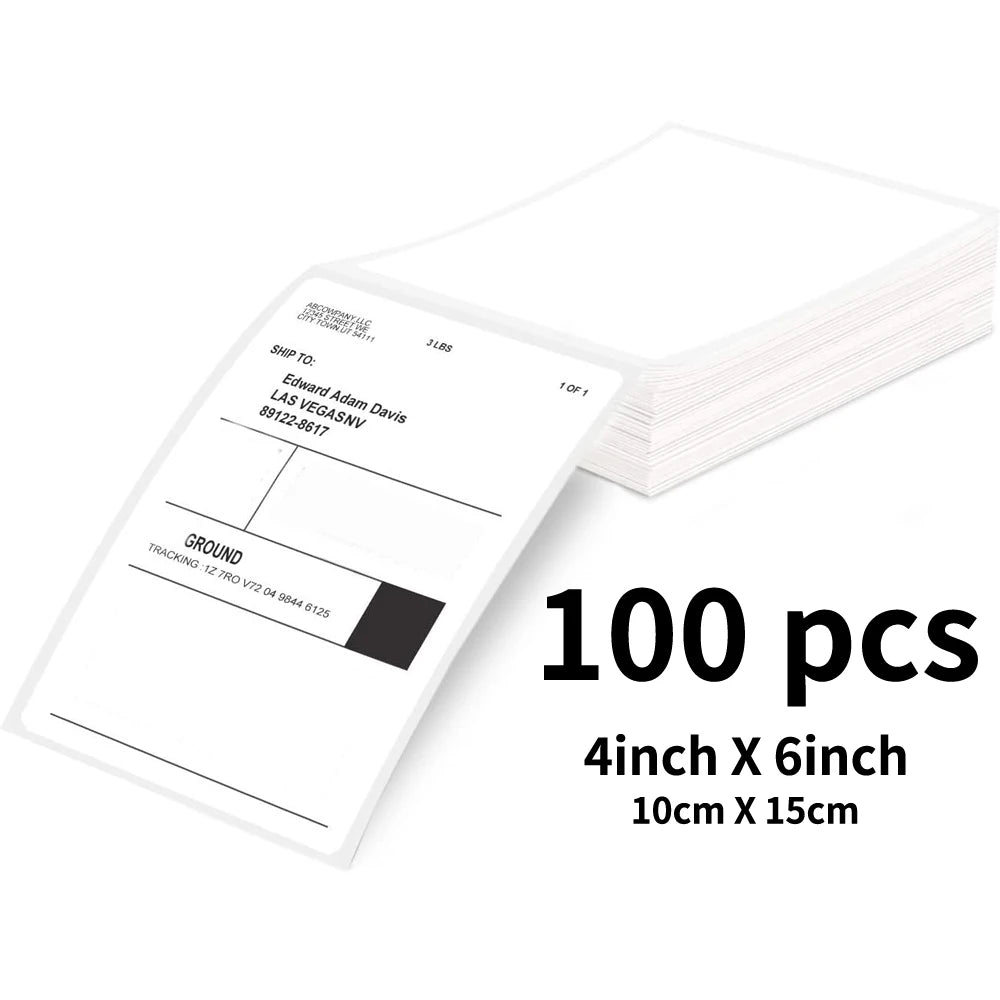 White Labels Sticker For Shipping Labels DHL UPS Express LOGO Barcode For P50/D100/D200