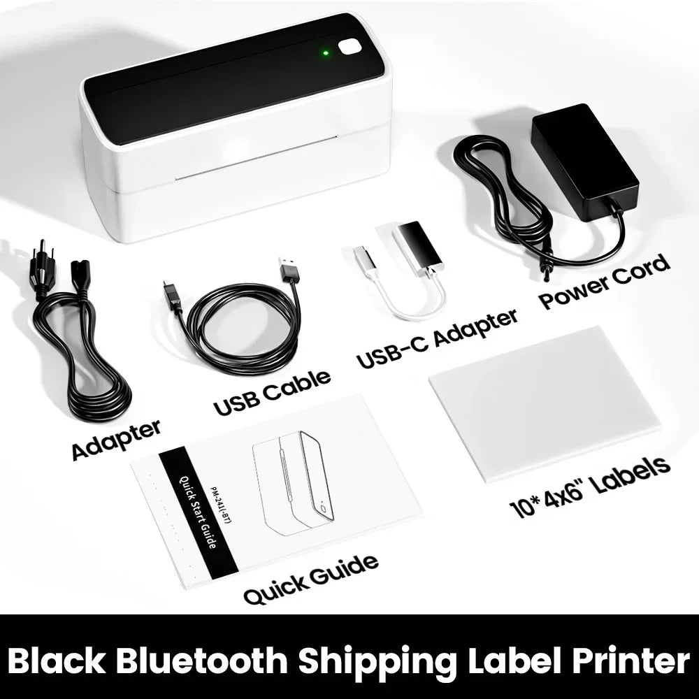 Printer Wireless Small Shipping Label Printer 4X6