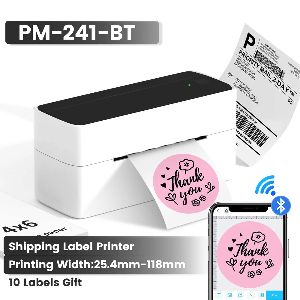 Phomemo 241 Bluetooth Shipping Printer