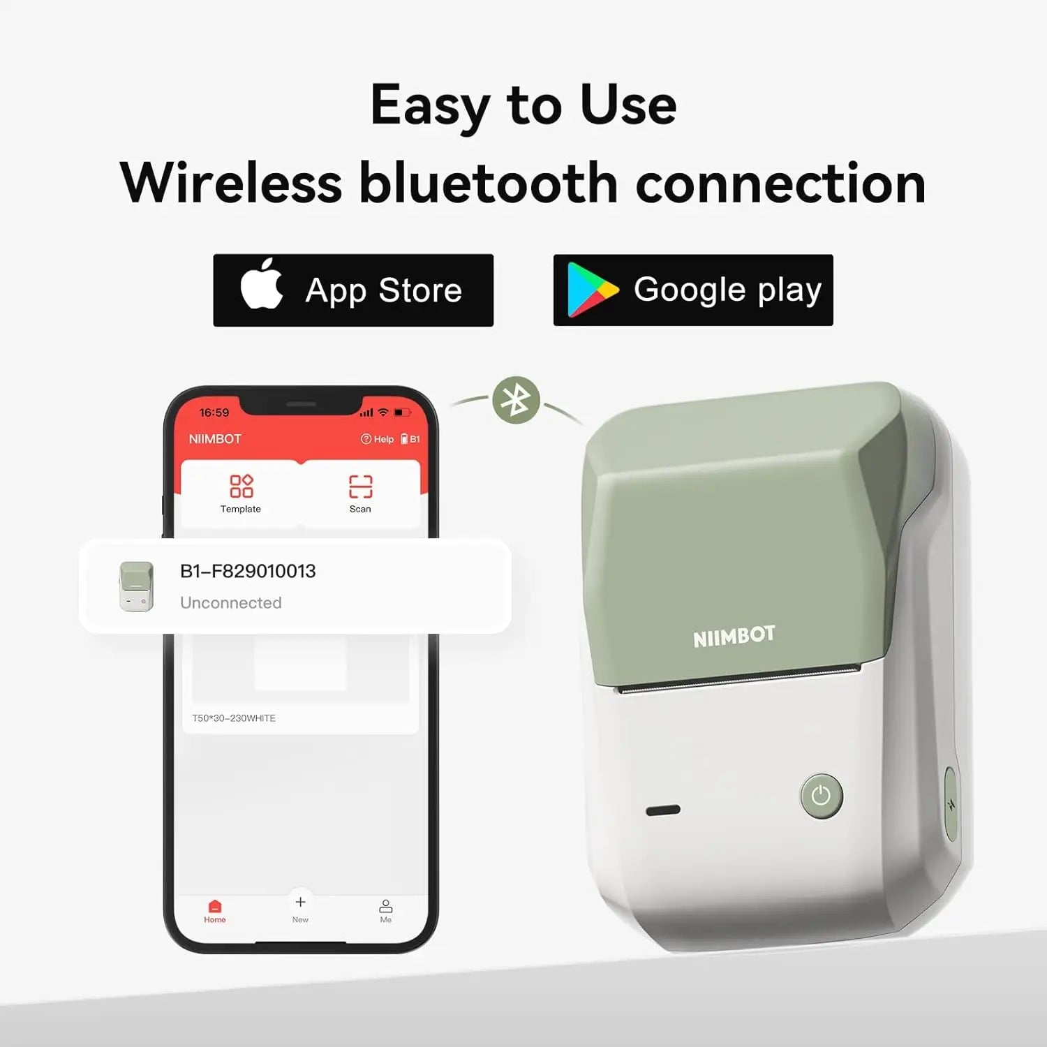 NIIMBOT B1 Portable Thermal Printer