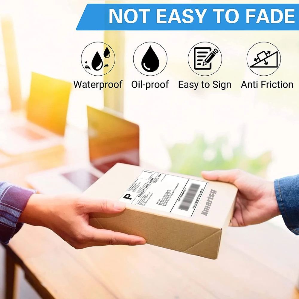 White Labels Sticker For Shipping Labels DHL UPS Express LOGO Barcode For P50/D100/D200