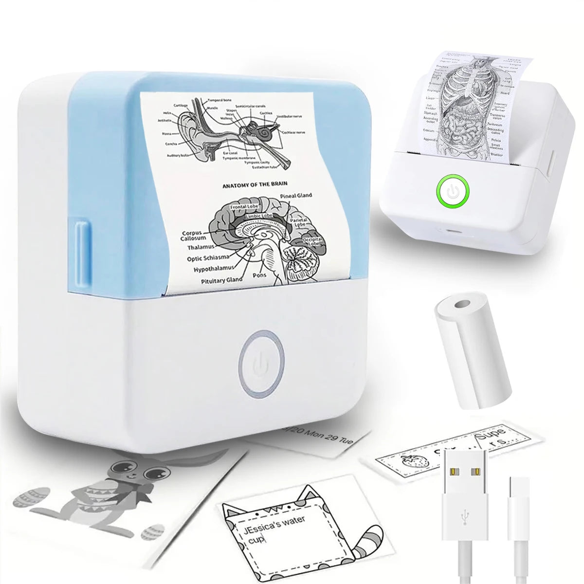 Mini HD Portable Label Thermal Printer