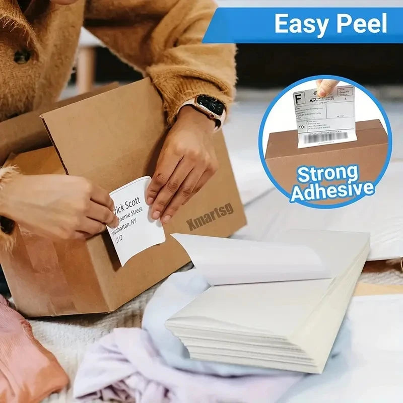 White Labels Sticker For Shipping Labels DHL UPS Express LOGO Barcode For P50/D100/D200