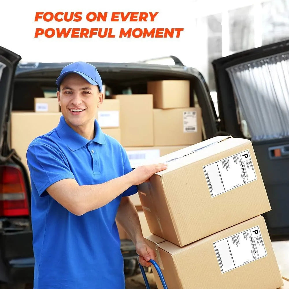 White Labels Sticker For Shipping Labels DHL UPS Express LOGO Barcode For P50/D100/D200