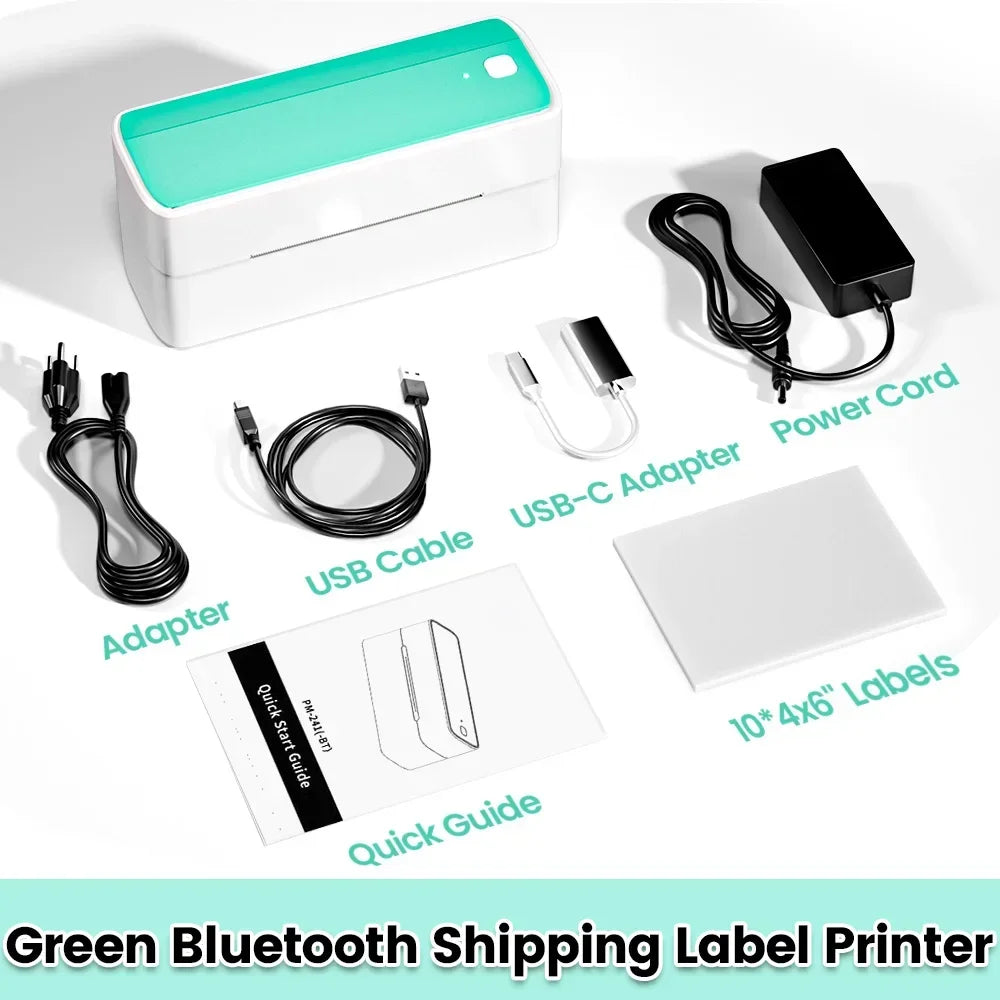 Printer Wireless Small Shipping Label Printer 4X6