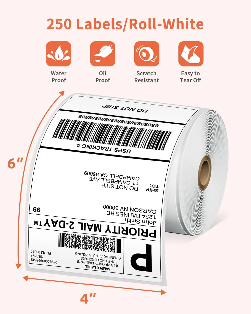 Phomemo 4x6 Thermal Label Printer