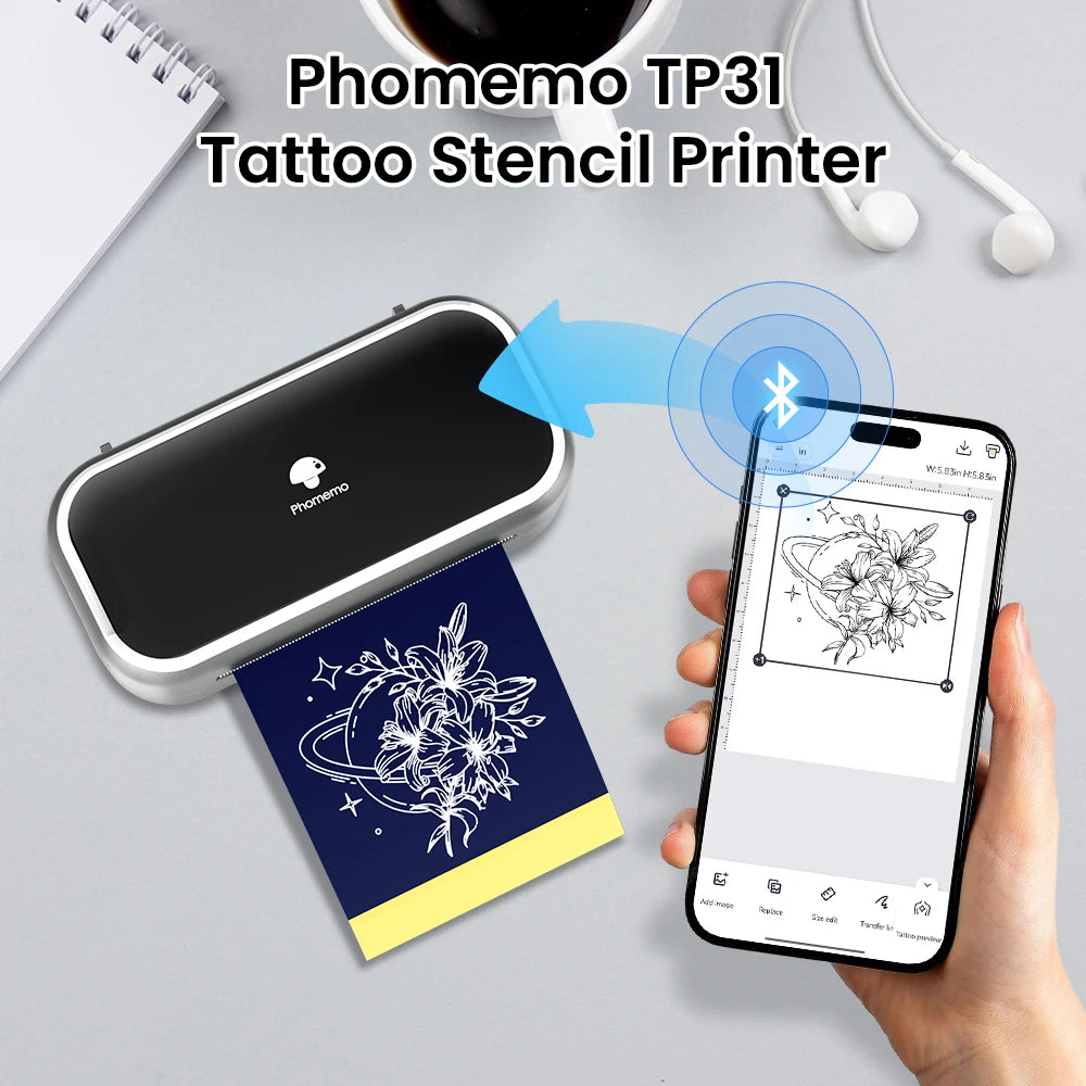 Phomemo TP31 Wireless Tattoo Stencil