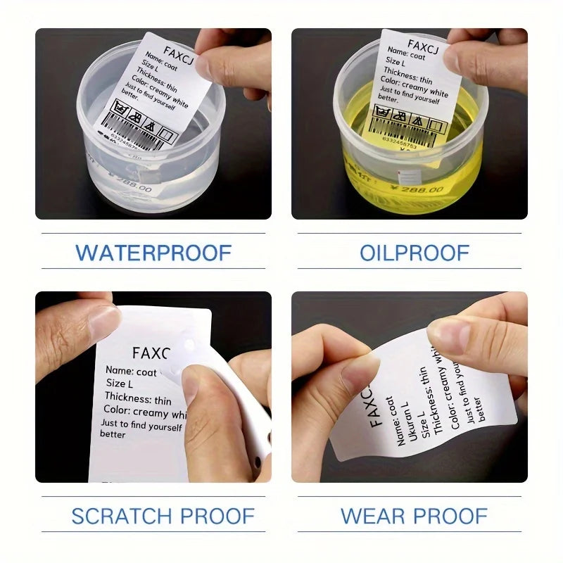 Mini Label Printer Price Tag Office Maker UV Print
