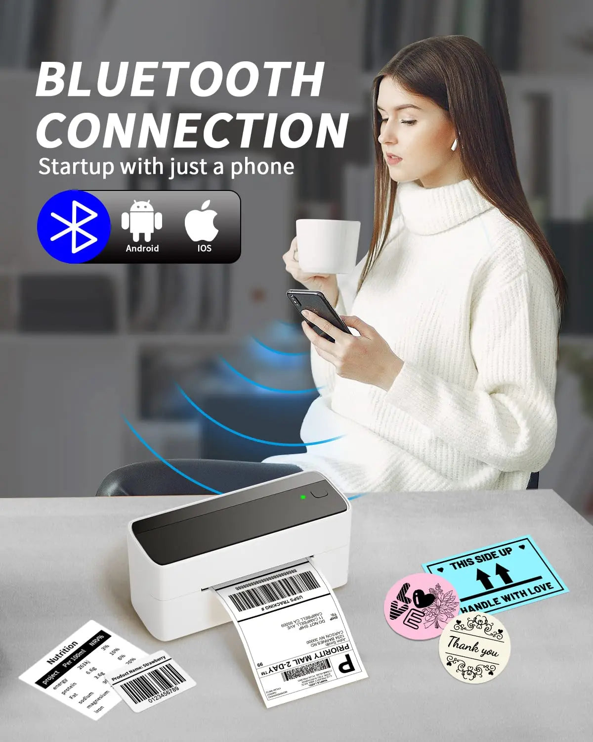 Phomemo 241 Bluetooth Shipping Printer