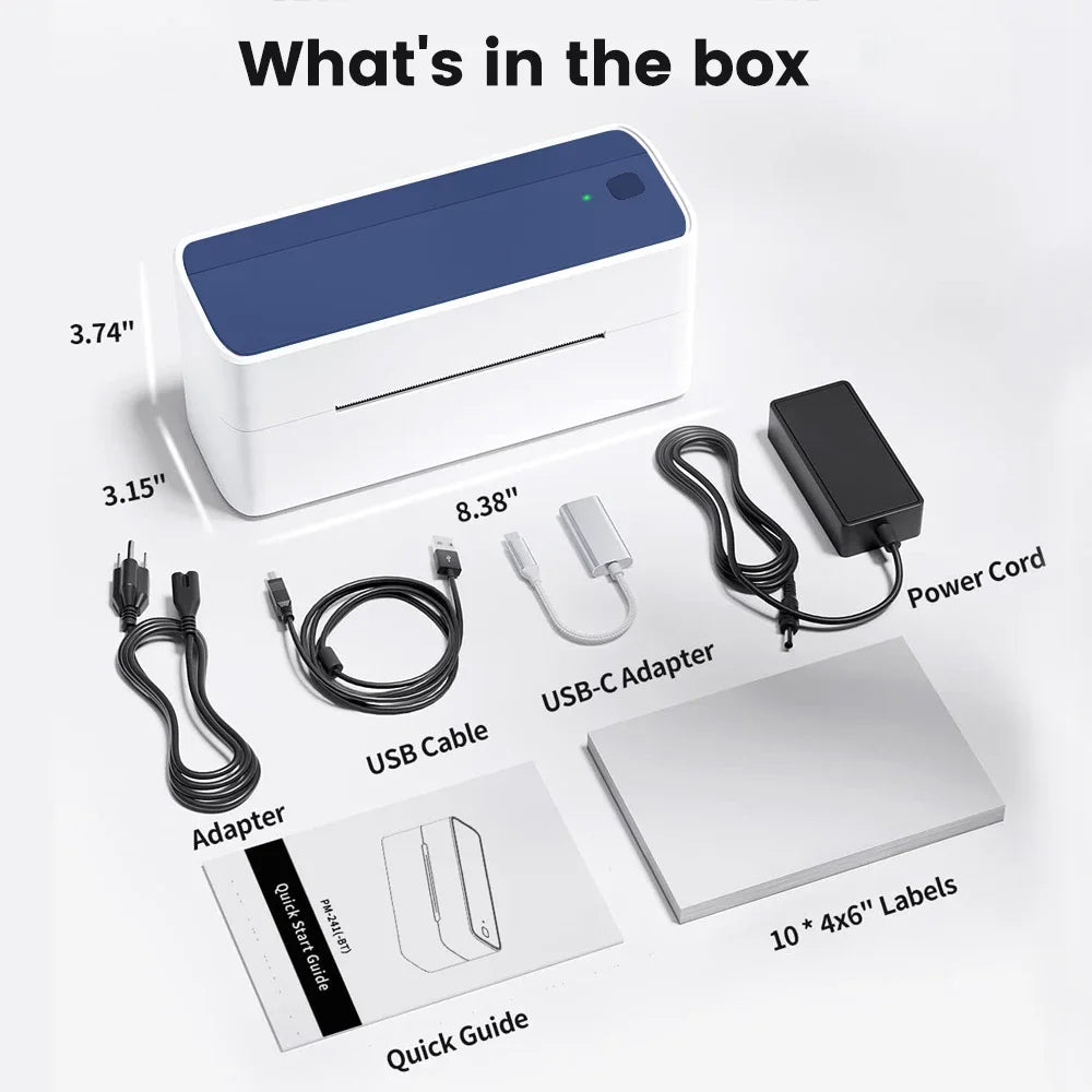 Phomemo 241 Bluetooth Shipping Printer