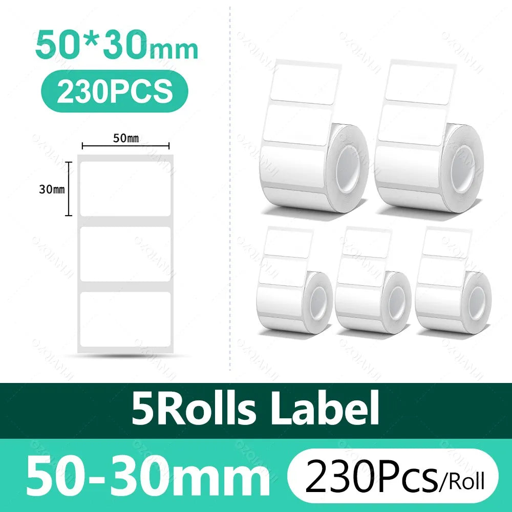 Mini Label Printer Price Tag Office Maker UV Print