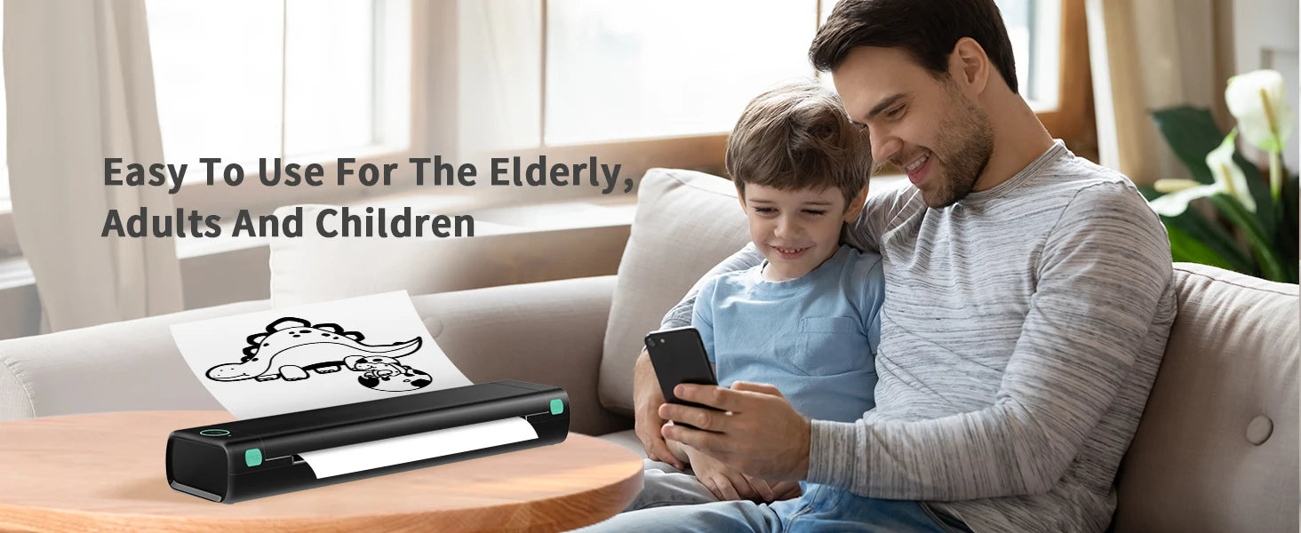 Phomemo M08F A4 Paper Printer Portable