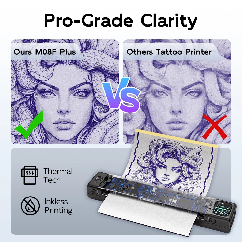 Phomemo M08F Plus Tattoo Stencil