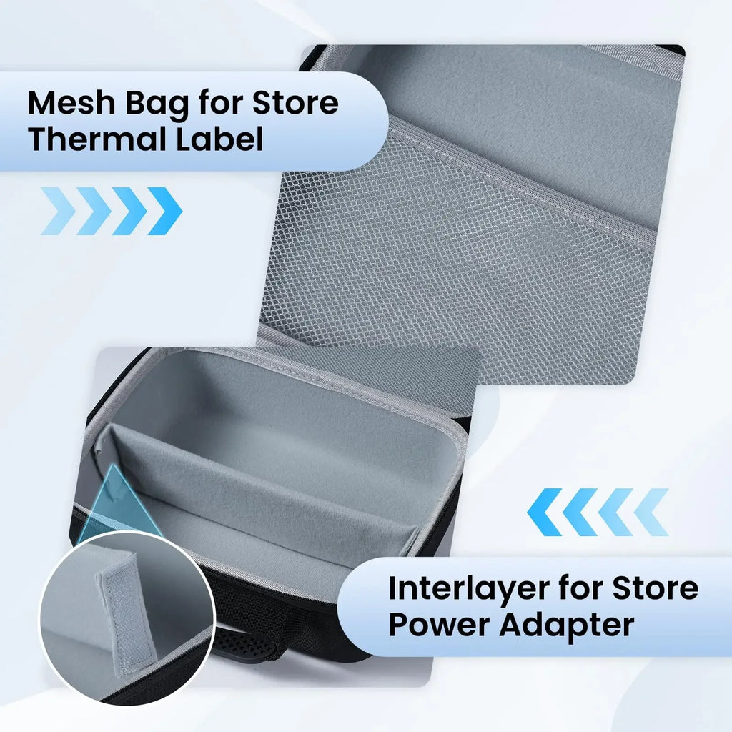 Label Maker Case Bag Compatible with E1000