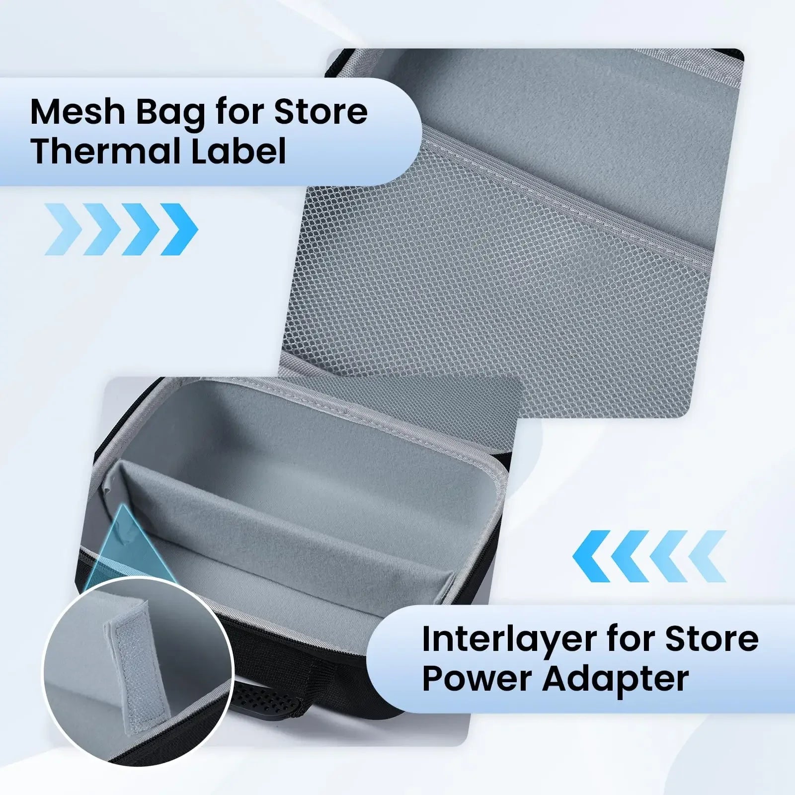 Label Maker Case Bag Compatible with E1000