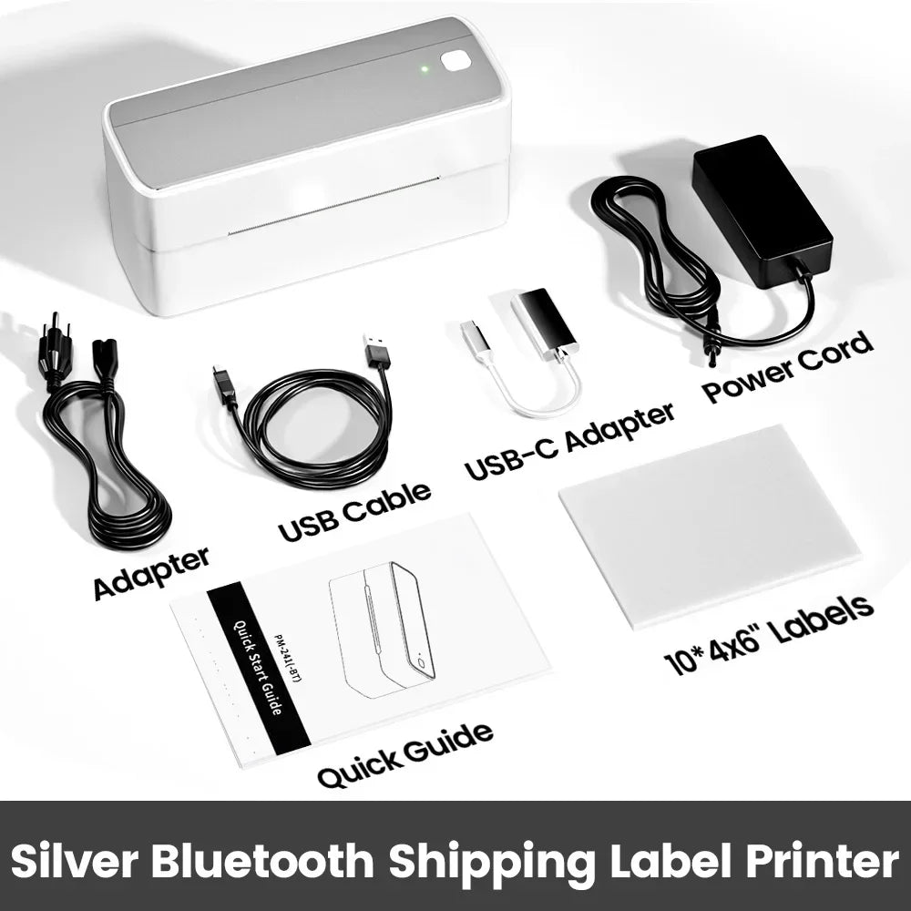 Printer Wireless Small Shipping Label Printer 4X6