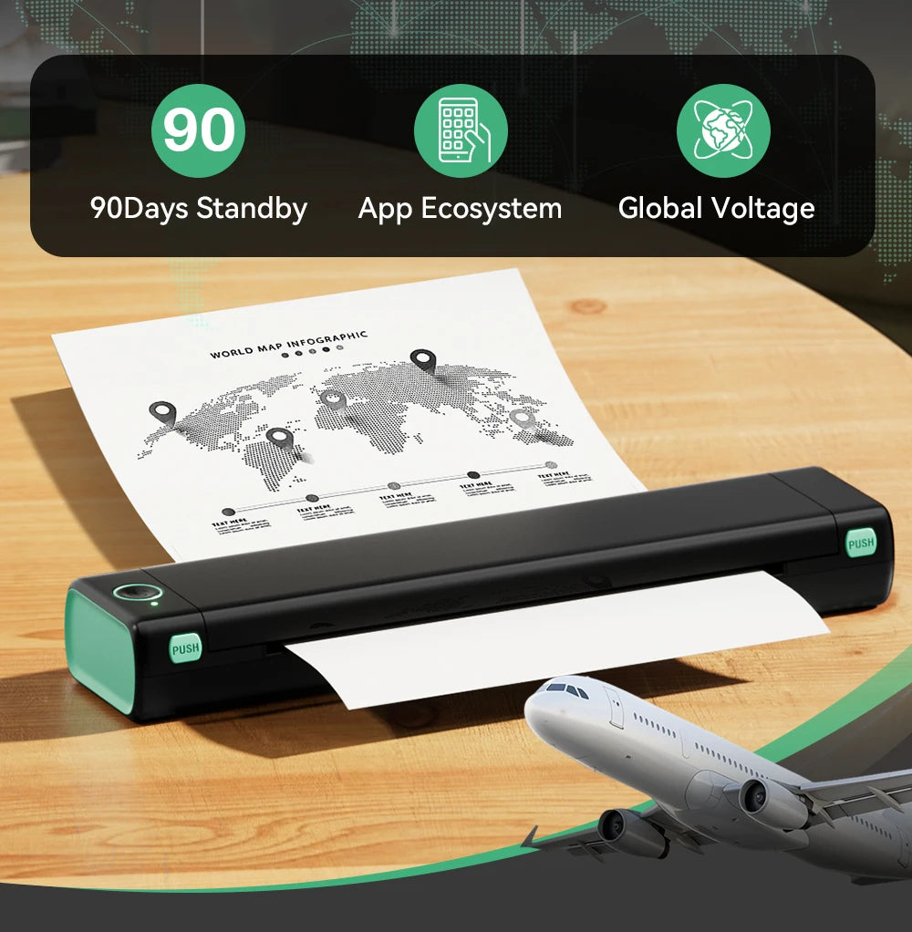 Phomemo M08F Wireless Thermal A4 Printer Bluetooth