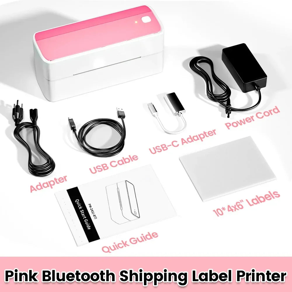Printer Wireless Small Shipping Label Printer 4X6