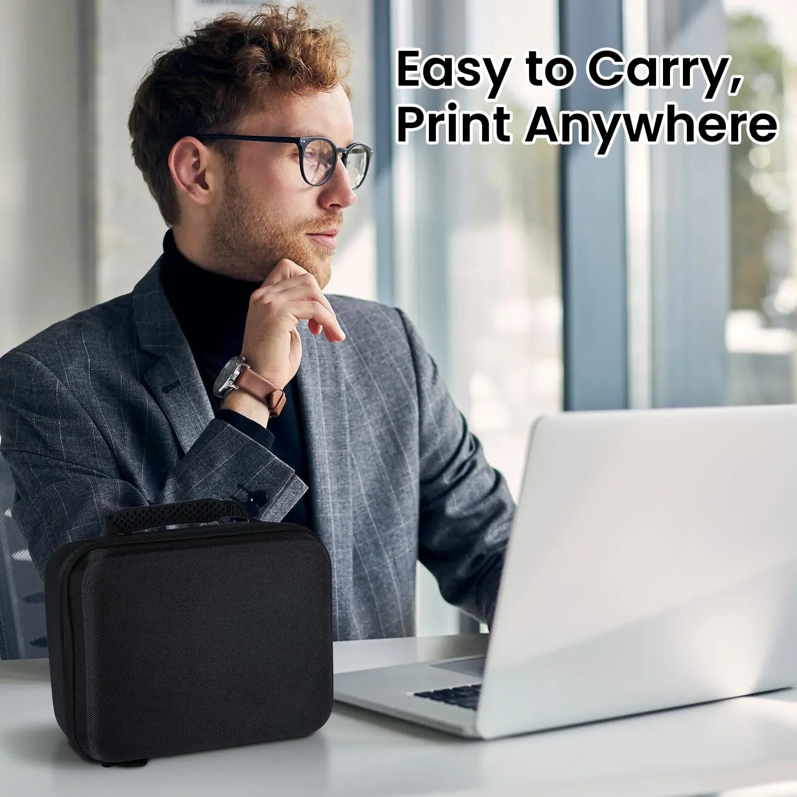 Label Maker Case Bag Compatible with E1000