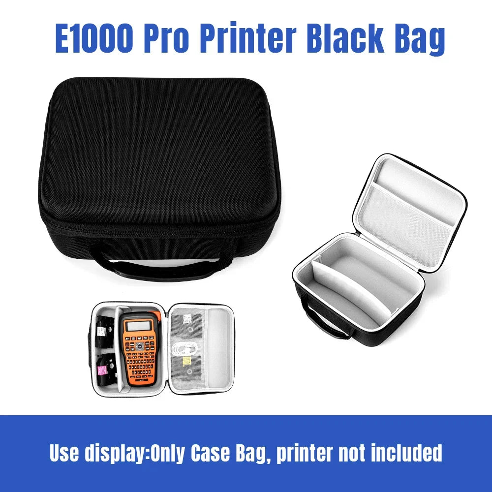 Label Maker Case Bag Compatible with E1000
