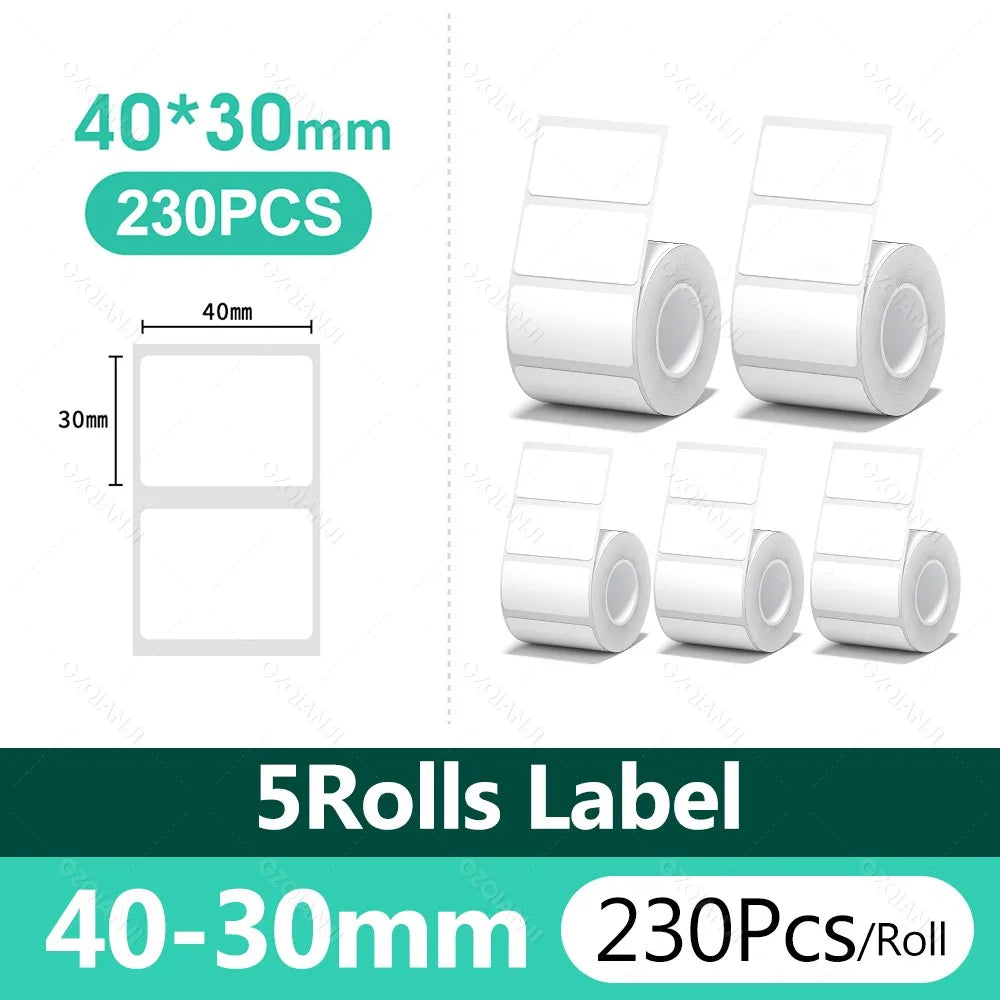 Mini Label Printer Price Tag Office Maker UV Print