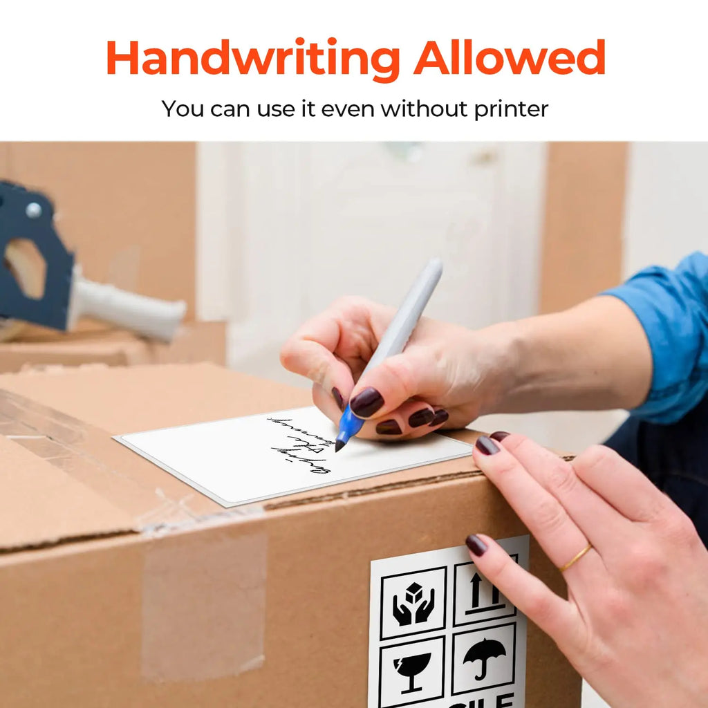 White Labels Sticker For Shipping Labels DHL UPS Express LOGO Barcode For P50/D100/D200
